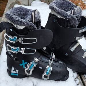 Alpina X5 Downhill Ski Boots | Mondo 25.5 (US 7.5/8.5) | Flex 60 Soft Beginner